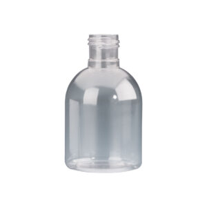 150ml Clear Plastic Dumpy Boston Bottle
