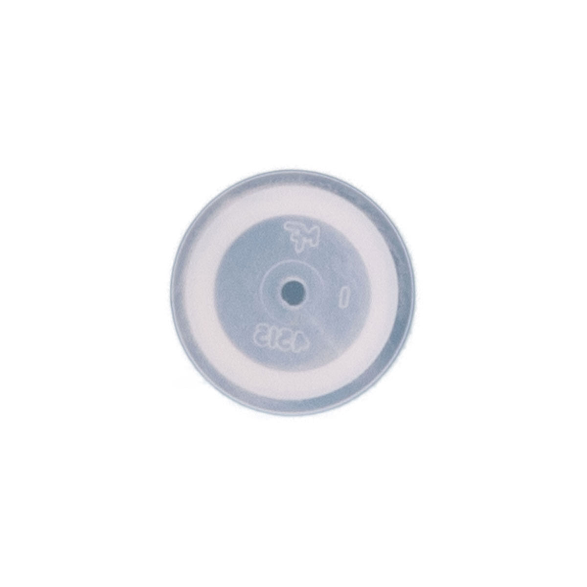 15mm Neck Natural LDPE Plastic plug with 1.5mm Orifice top down