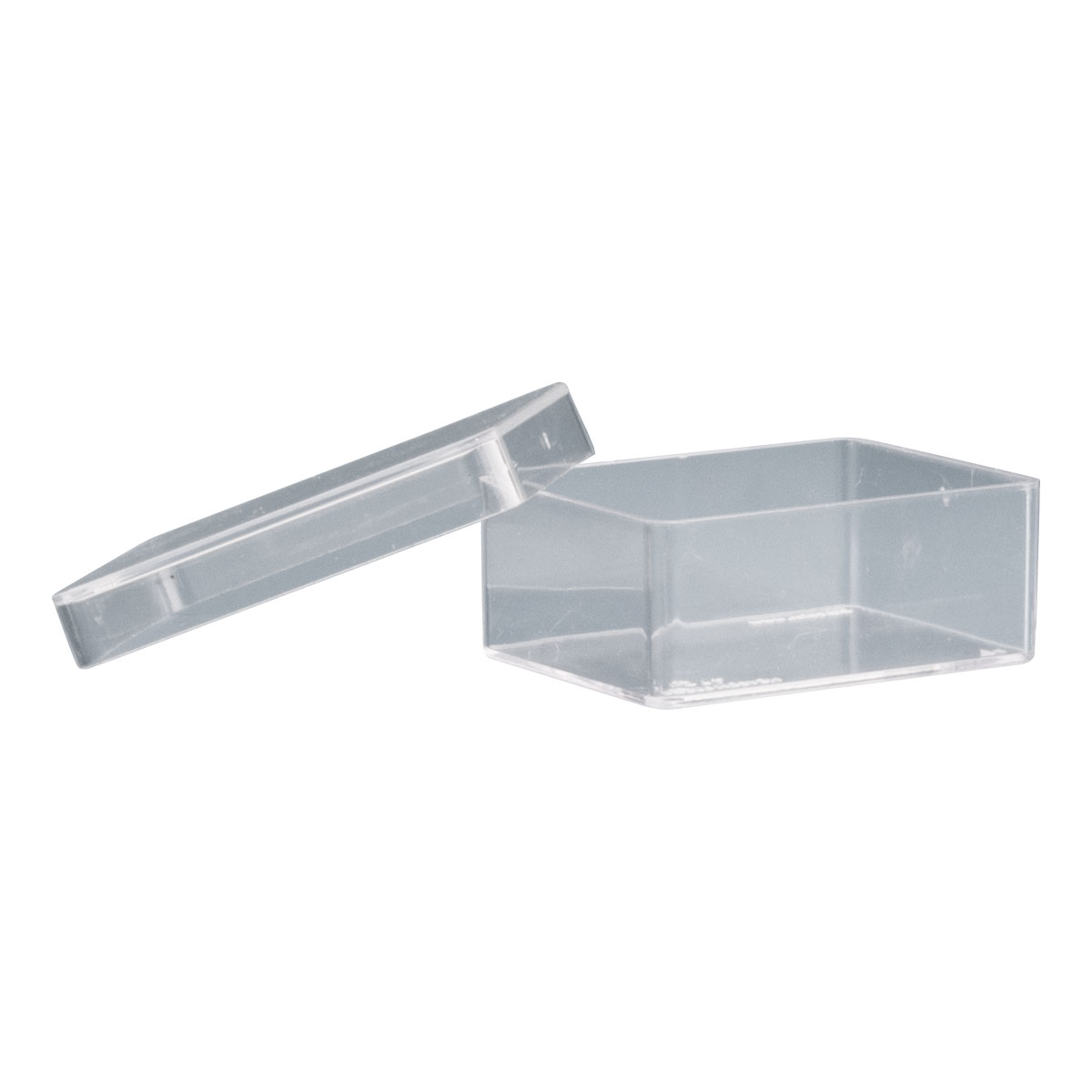 Clear 46x33x18mm Plastic Small Rectangular Box with Lid