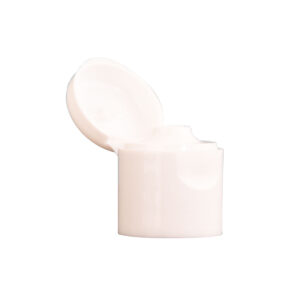 20mm White PP Smooth Flip Cap open