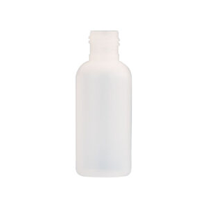 25ml Plastic HDPE Boston bottle.