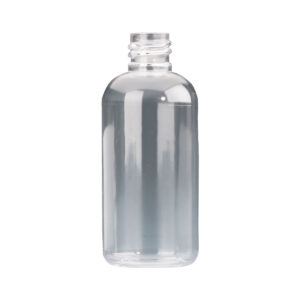 75ml Clear Plastic Boston Bottle