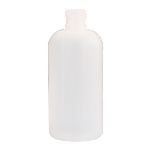 250ml HDPE boston bottle 22mm neck.