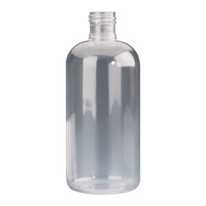 350ml Clear Plastic Boston Bottle