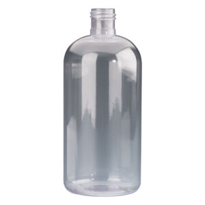 500ml Clear Plastic Boston Bottle