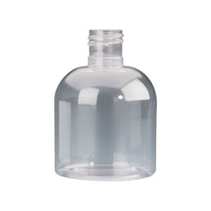 300ml Clear Plastic Dumpy Boston Bottle