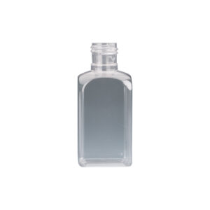 150ml Clear Plastic Square Quadra Bottle