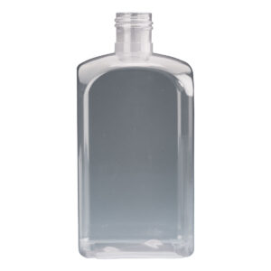 500ml Clear Plastic Square Quadra Bottle