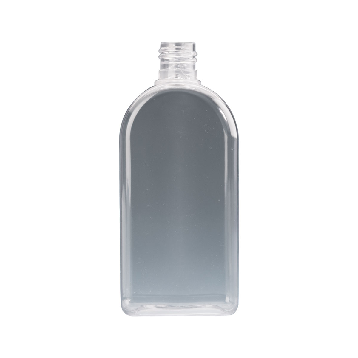 200ml Clear Plastic Rectangular based Wyvern bottle