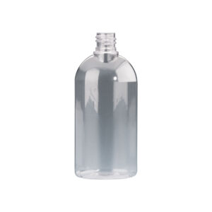 100ml Clear Plastic Oval Griffin bottle