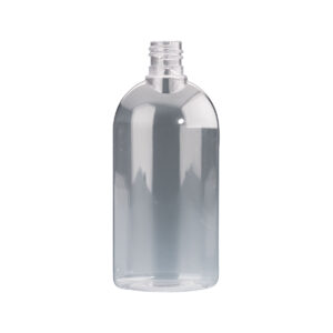 150ml Clear Plastic Oval Griffin bottle