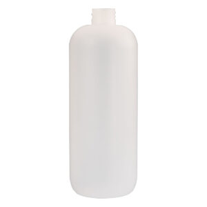 750ml HDPE plastic tall boston bottle with 28mm 410 neck.