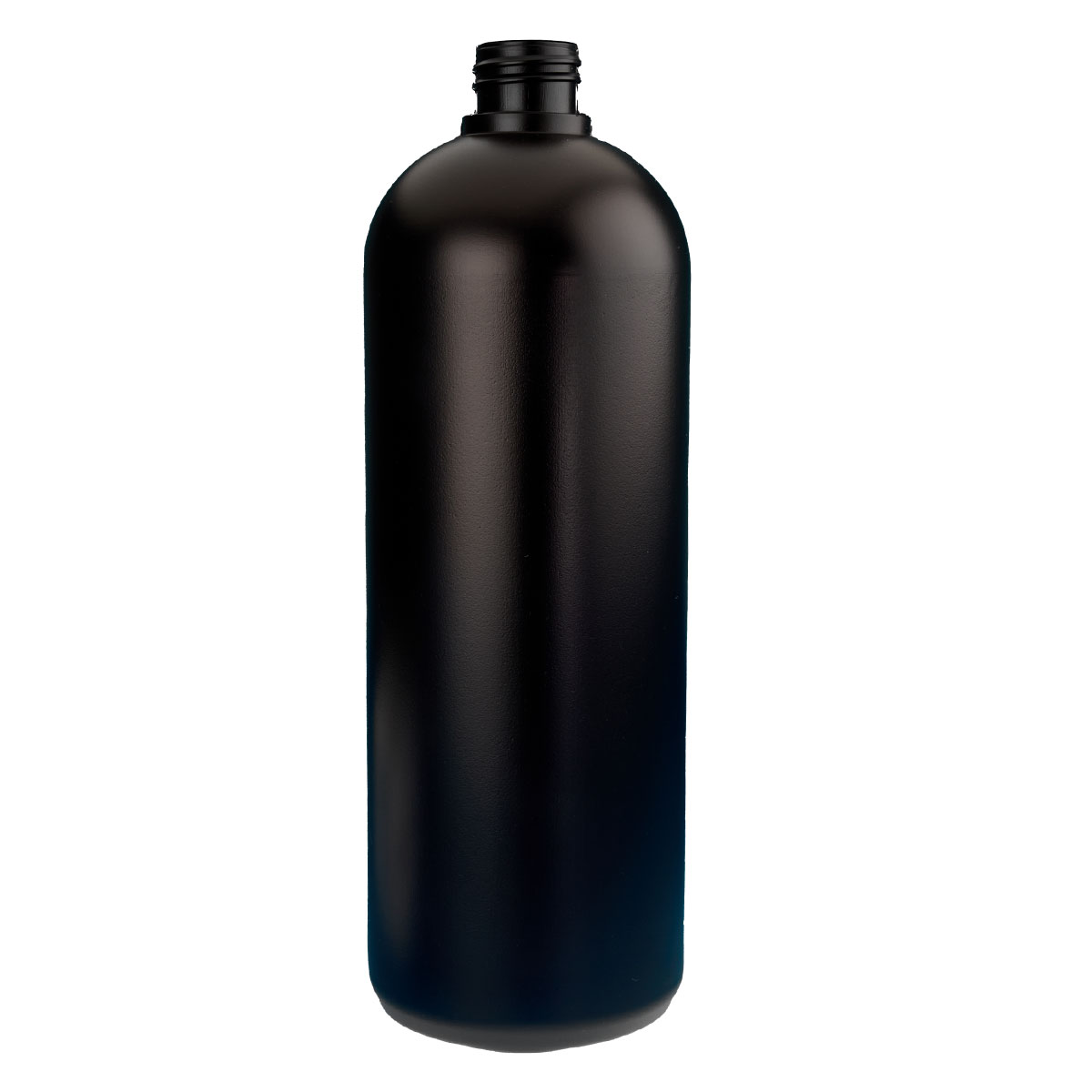 1000ml Black Tall Boston Bottle with R4 / 410 Neck