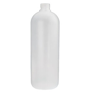 Natural HDPE 1000ml Tall Boston Bottle