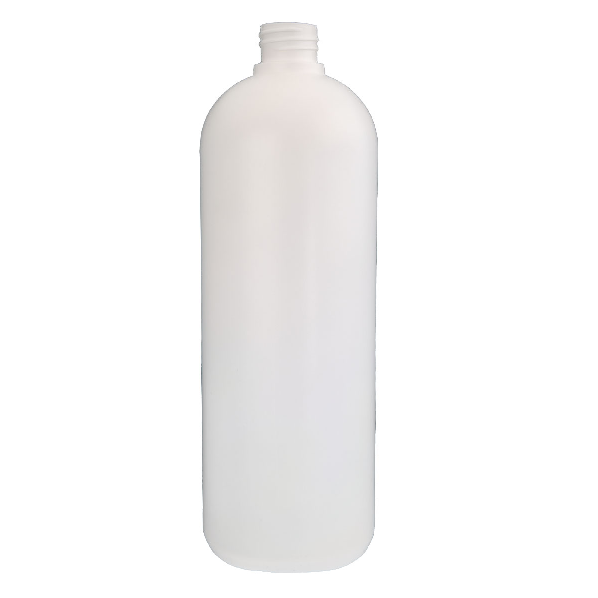 1000ml White Tall Boston Bottle with R4 / 410 Neck