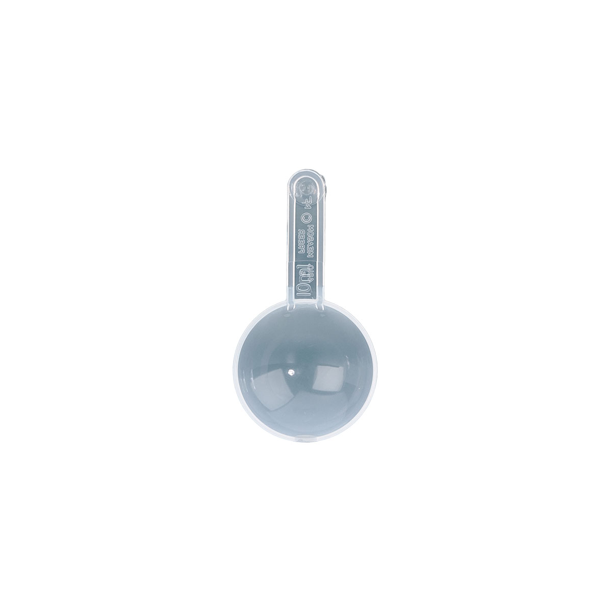 10ml Clear PP Measuring Scoop top down