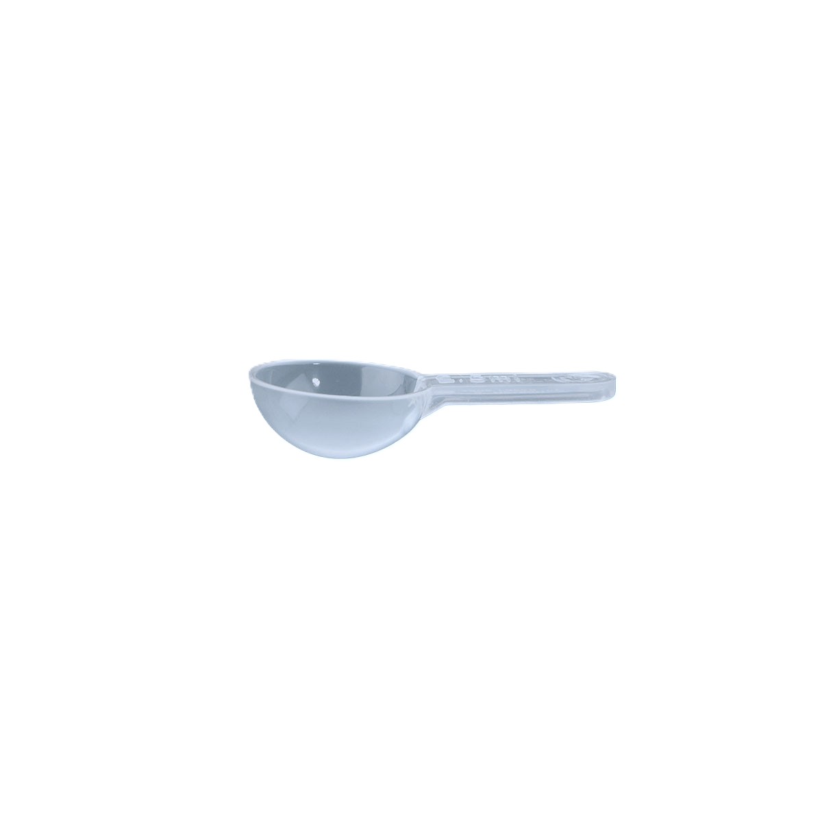 2.5ml Clear PP Measuring Scoop Side On