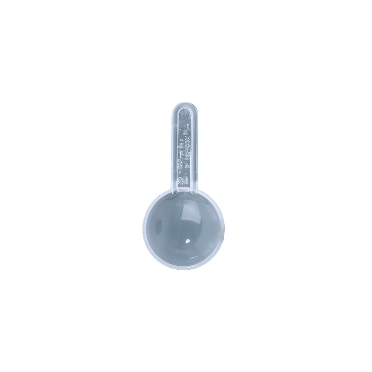 2.5ml Clear PP Measuring Scoop Top Down